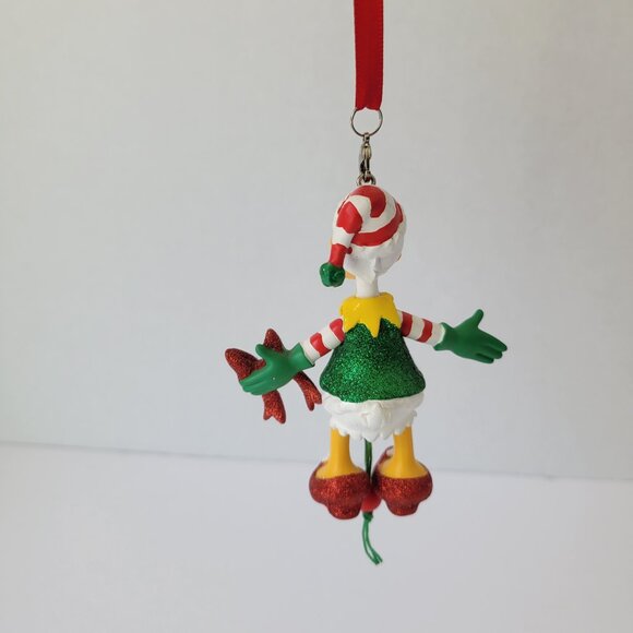RARE Disney Parks Daisy Duck Marionette Santa's Helper Christmas Ornament NWT - Picture 2 of 6